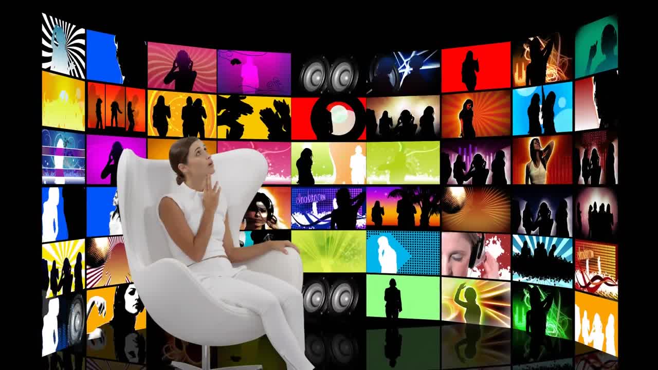 검은 바탕 에 춤추는 사람 들 의 아이콘