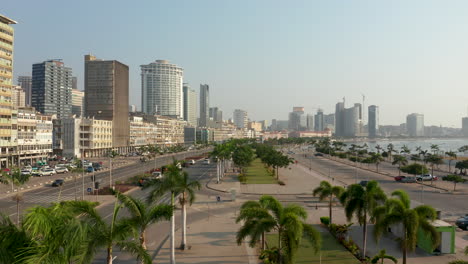 traveling front, downtown city of luanda, angola, africa today 3