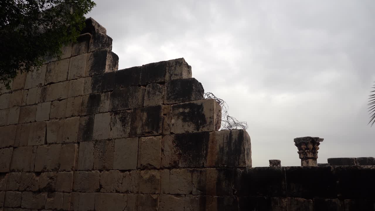 ruinas antiguas monte arbel israel