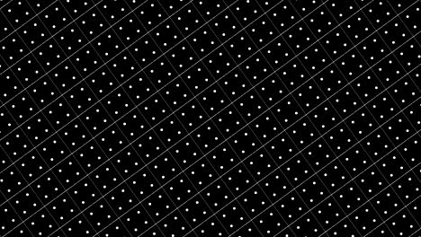 graphic pattern in black and white with stroboscopic and hypnotic effect, while rotating clockwise and increasing in size.