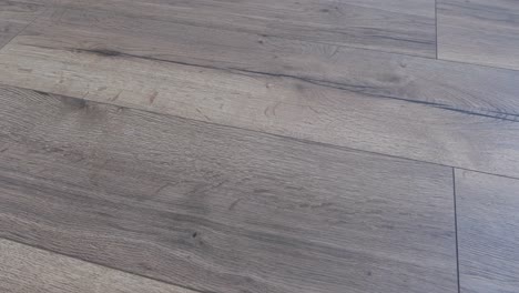 limpieza con aspiradora con un limpiador inalámbrico marrón en un suelo de madera