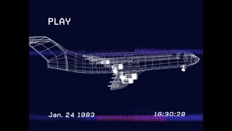 animation of interference over plane moving