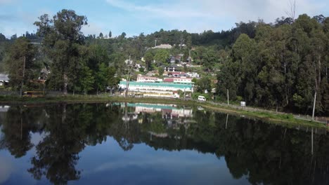 Centro-De-Retiro-Sai-Sruthi-Cerca-Del-Lago-Kodai,-Hoteles-Y-Complejos-Turísticos-De-La-Ciudad-De-Kodaikanal