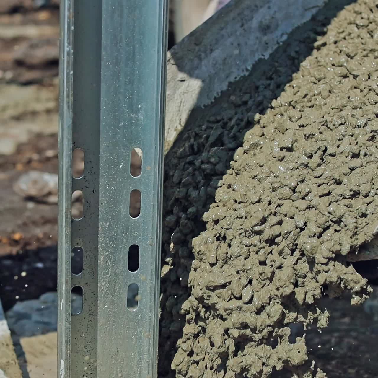 Construction site with machinery