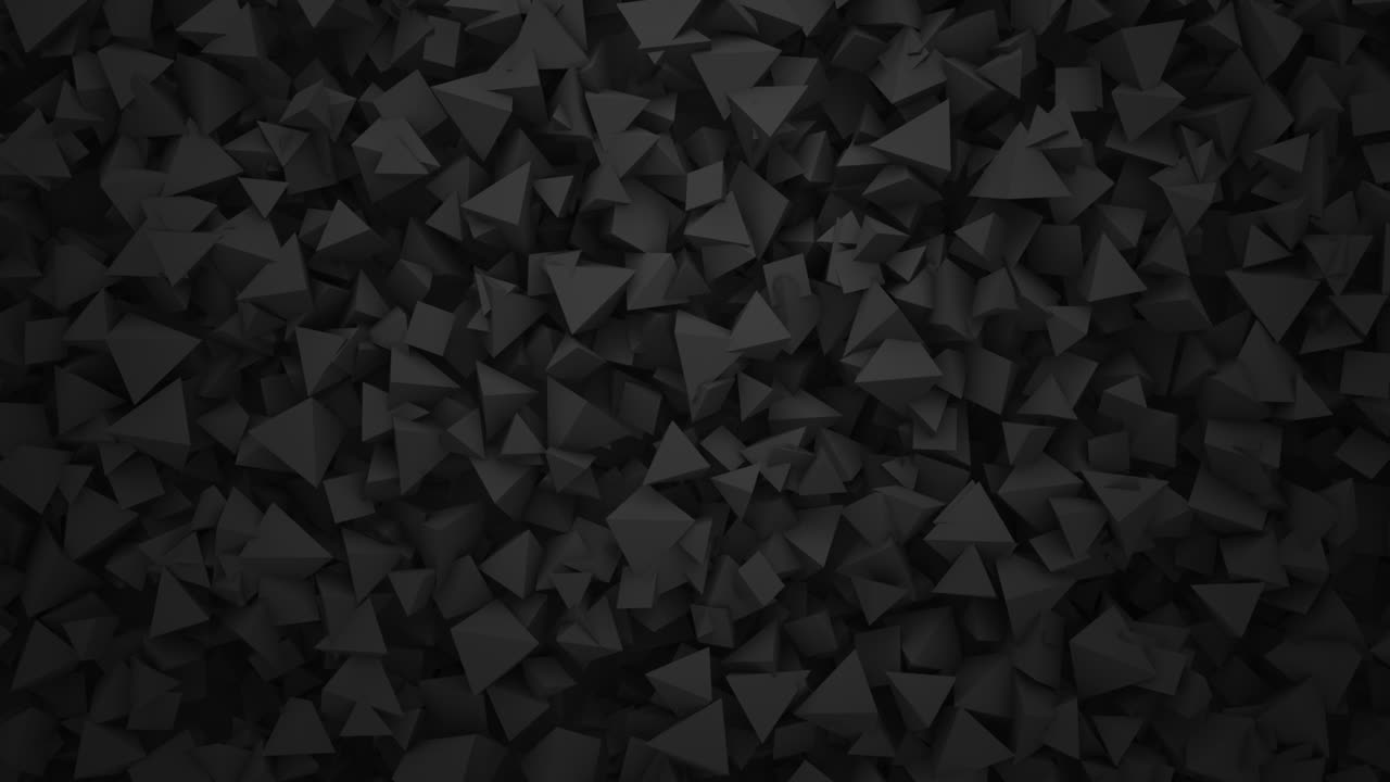 Motion dark black geometric shapes 1