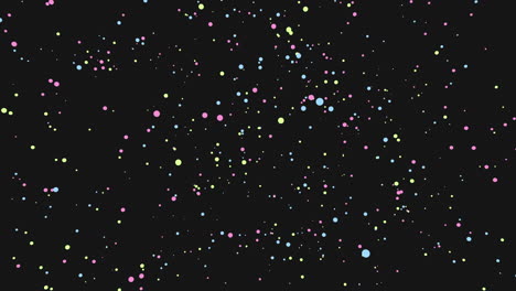 colorful dot pattern on black background for web design or graphic projects