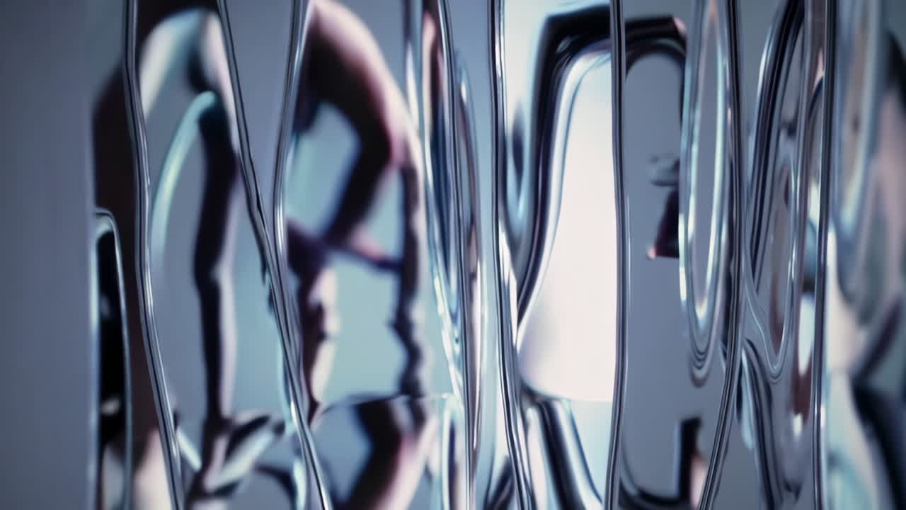 추상적인 금속 액체 질감