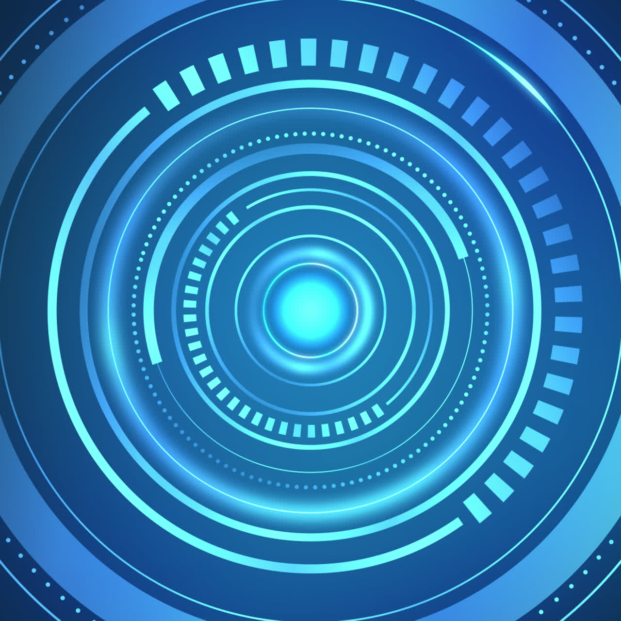 Futuristic Blue Digital Technology Abstract Background
