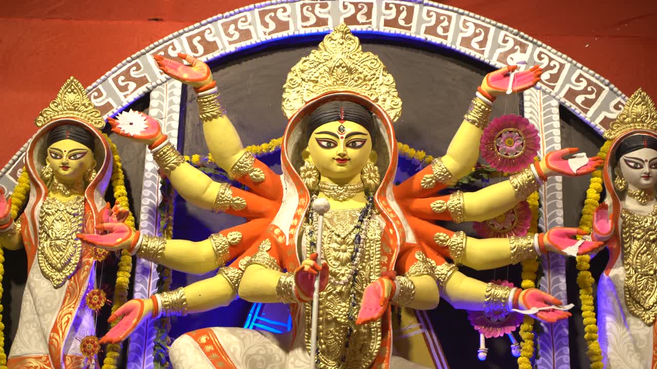 durga puja es el festival más grande de la india y bengala occidental
