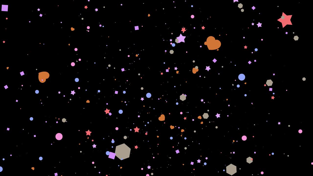 입자 팝 추상 효과 배경