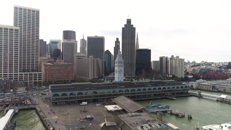 san francisco downtown port drone