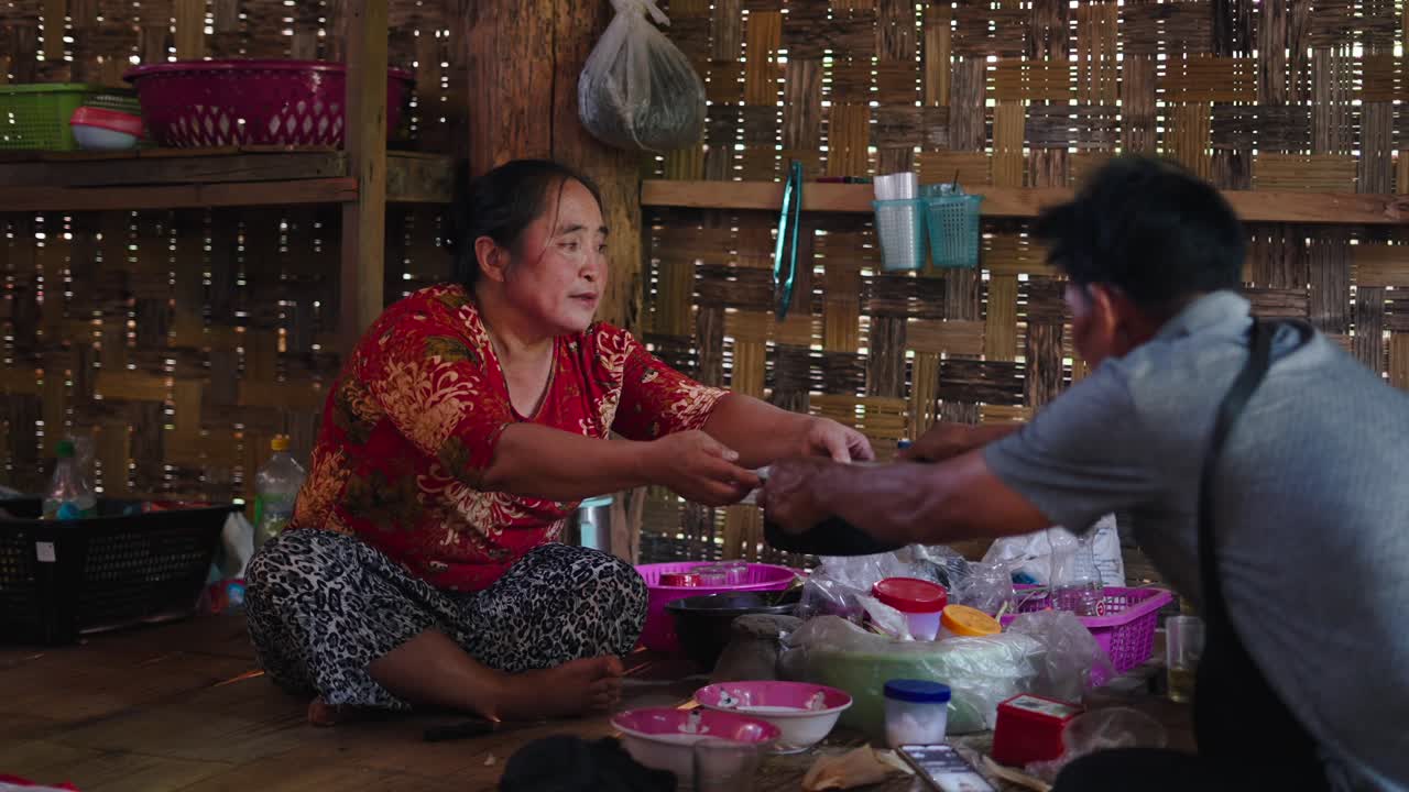 A woman cooking food indoors