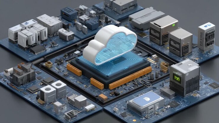 A Detailed Look at an Advanced Cloud Computing Architecture Featuring Complex Components and Modules Designed for High-Performance Data Processing and Storage Solutions