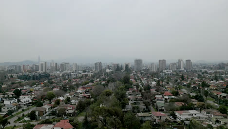 Santiago-de-Chile-downtown-park-at-winter