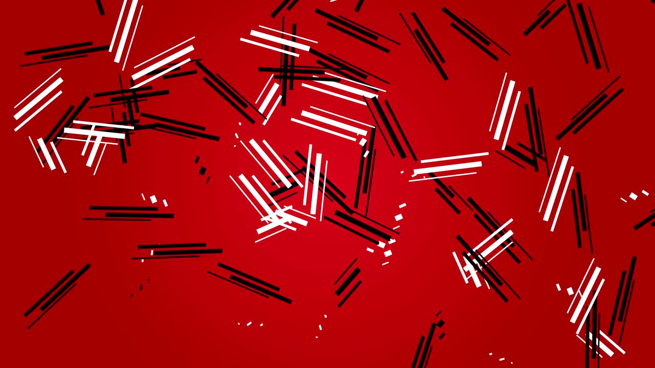 현대적 추상적 스크래치 기하학적 움직임 배경 루프 빨간색