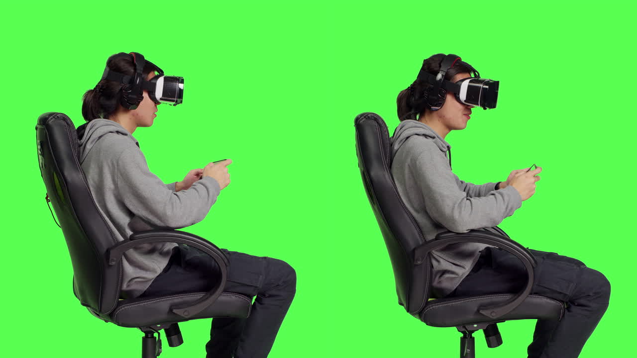 joven jugando a juegos móviles