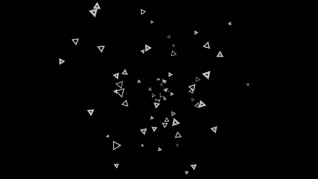 el fondo de los triángulos abstractos