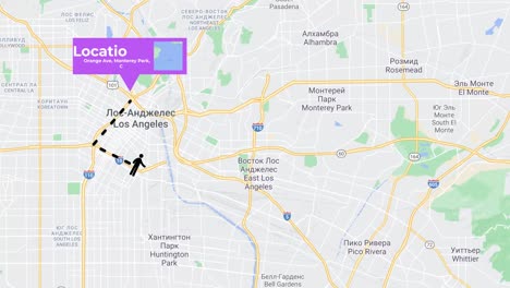 travel route and location maps