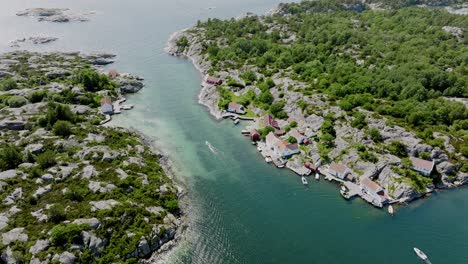 idyllic south coastline of norway