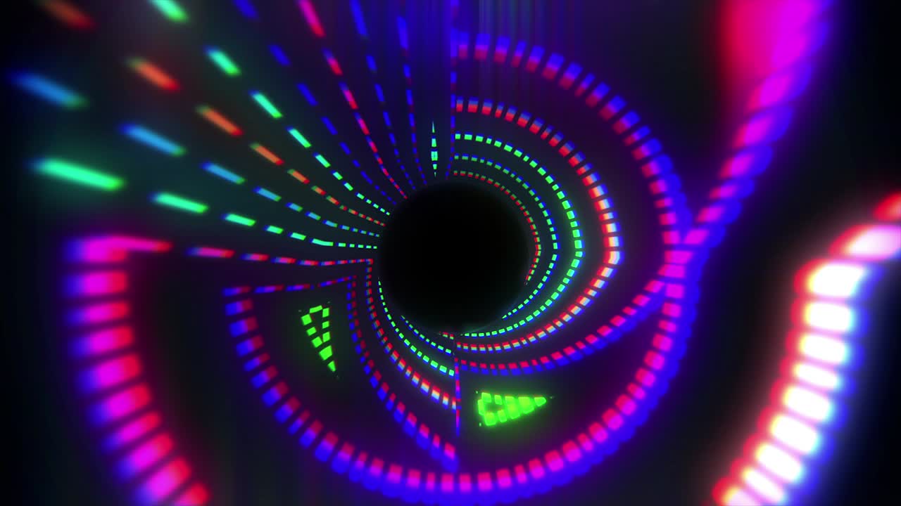 vj tunnel astratto creativo