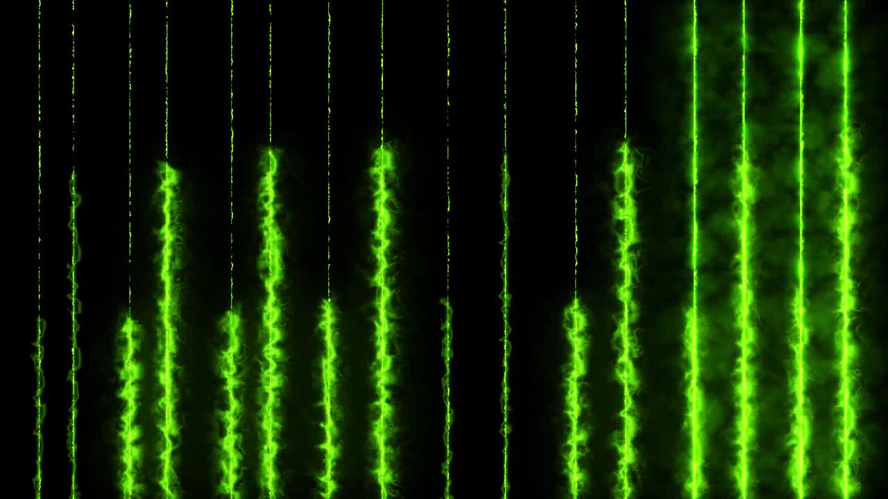 líneas de neón creativas abstractas, animación de bucle de barras.