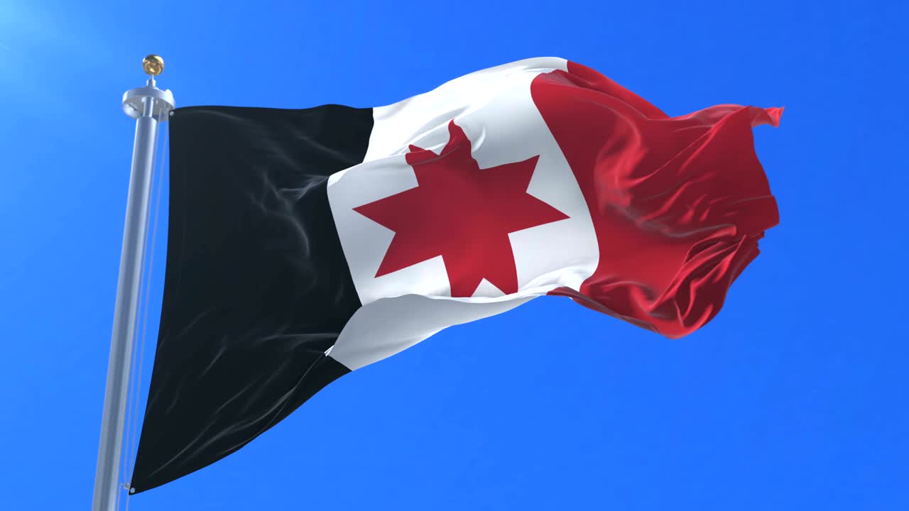 푸른 하늘과 함께 느리게 바람에 흔들리는 우드무르티아의 발, 루프