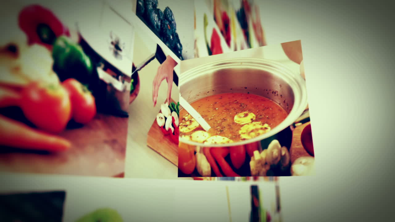 집에서 요리하는 애니메이션 몬태지