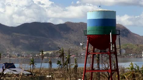 devastated landscapes of the philippines following typhoon haiyan