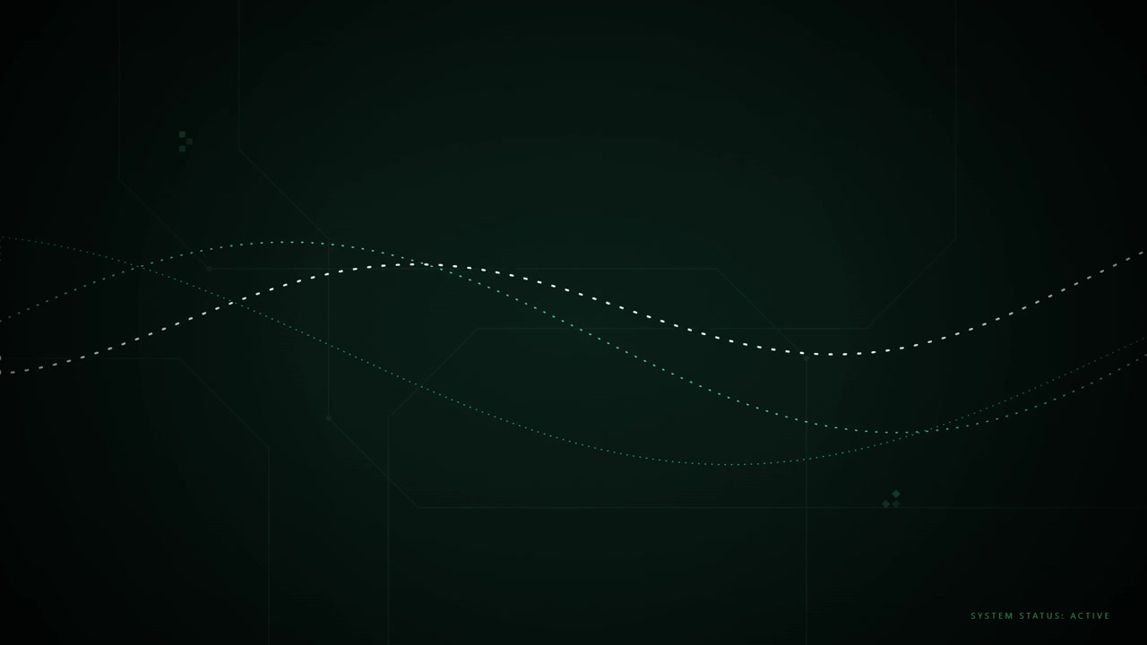 Abstract Digital Wave Background with Circuit Board Patterns