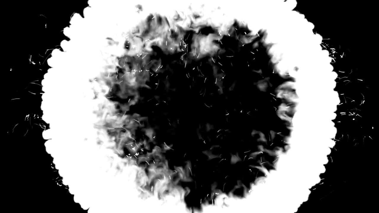 Abstrakt pulvercirkelstænkbevægelse, der sprøjter flydende støv på en chroma key grøn skærmbaggrund, til feriebegivenheder som Valentinsdag og kærlighedsforhold.
