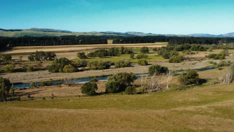 Aerial-view-of-the-countryside-of-Waipara-in-New-Zealand