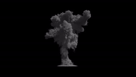 explosion of a nuclear bomb