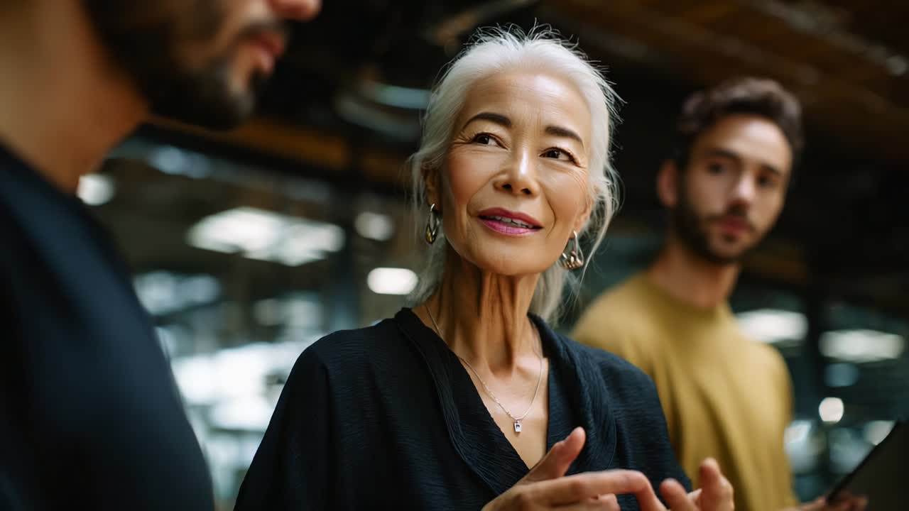 Engaging Conversation Among Diverse Colleagues in a Modern Workspace: Focus on Connection, Communication, and Collaboration for Productive Outcomes and Creative Ideas in a Professional Setting