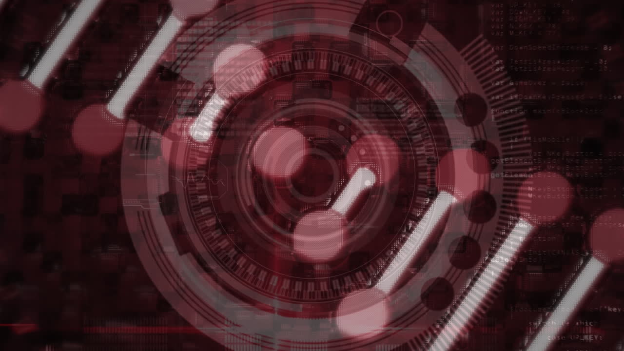 배경에 스 ⁇  스캔을 회전시키는 이중 나선 dna 가닥의 애니메이션