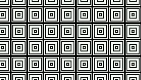 diseño gráfico de pequeños cubos en color negro formando una malla gráfica en movimiento panorámico