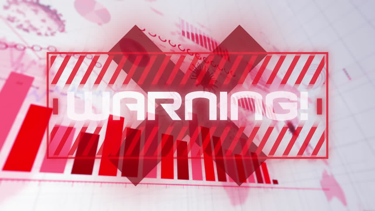 animación de células de covid 19 y texto con registro de estadísticas