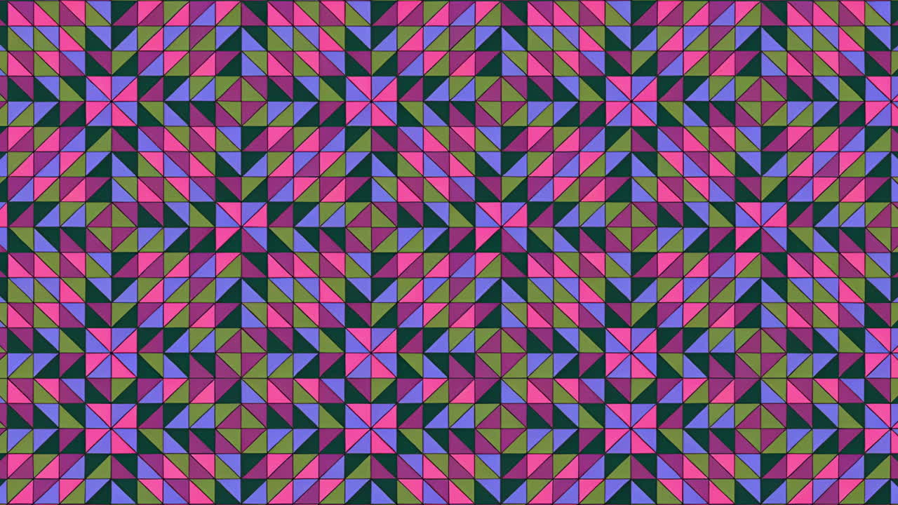 Vibrant Abstract Geometric Triangle Pattern