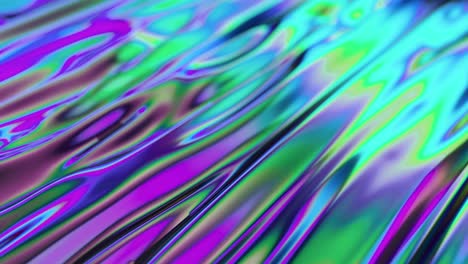 trendy motion design background loop animation. iridescent effect 4k video.