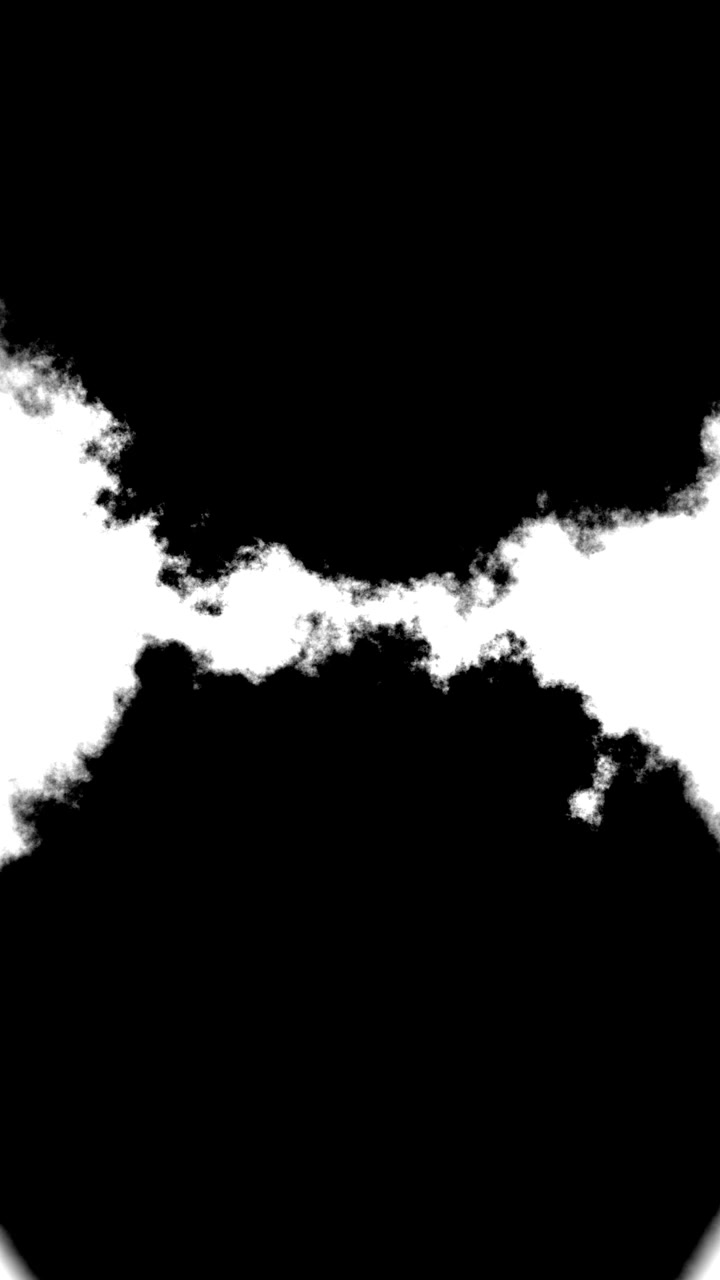 Transizione con inchiostro nero che si diffonde su sfondo bianco