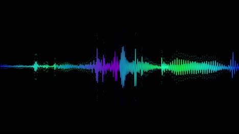 colorful audio visualizer