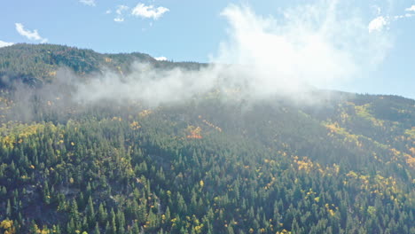 Northern-Colorado-Drohnenaufnahmen-Von-Herbstfarben-In-Den-Bergen