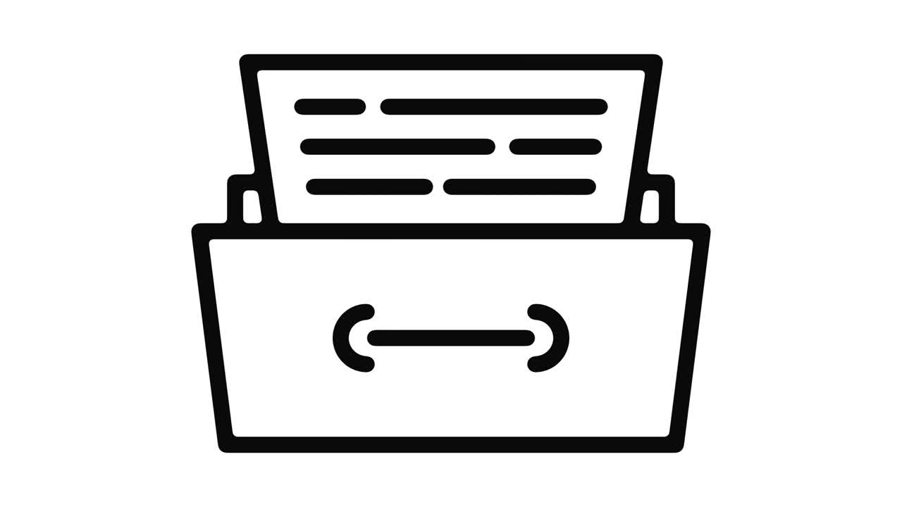 Archive Line Motion Graphic