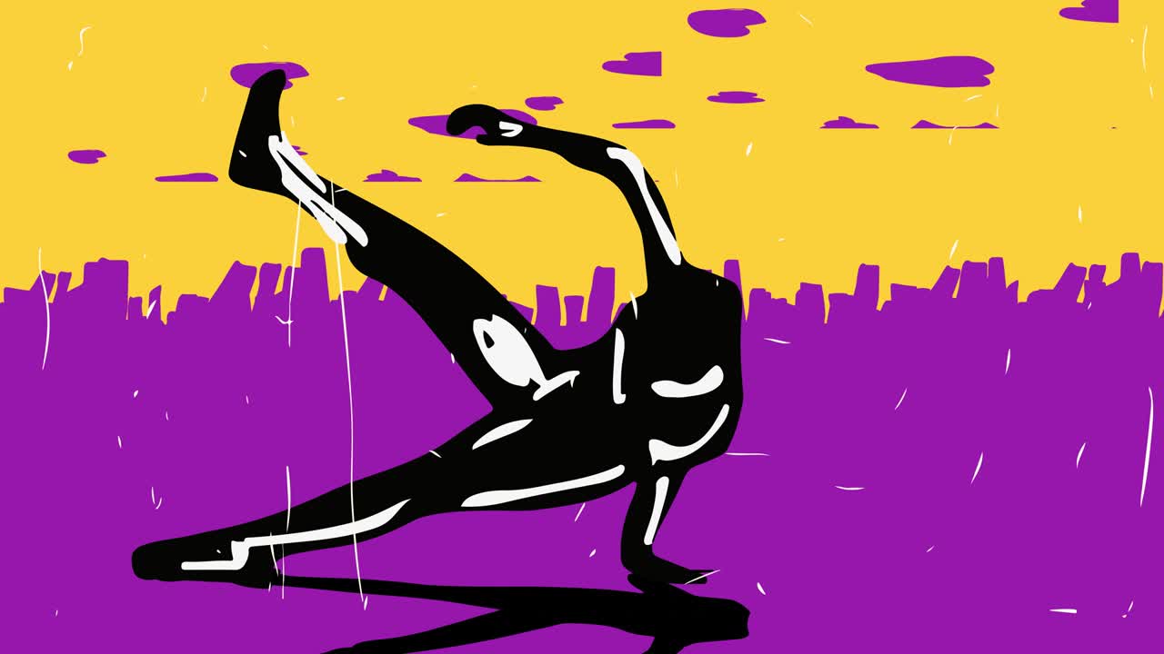 animación de bucle de baile