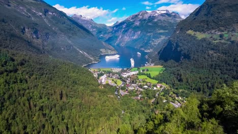 Geiranger-fjord,-Norway.