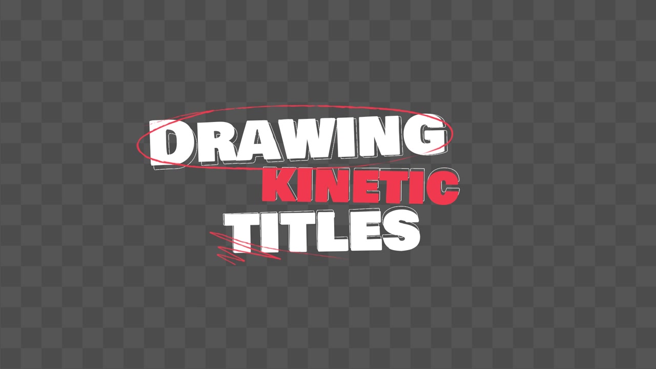 Titoli Cinetici Disegnati 01 Adobe Premiere Pro 2023 Risoluzione 3840×2160