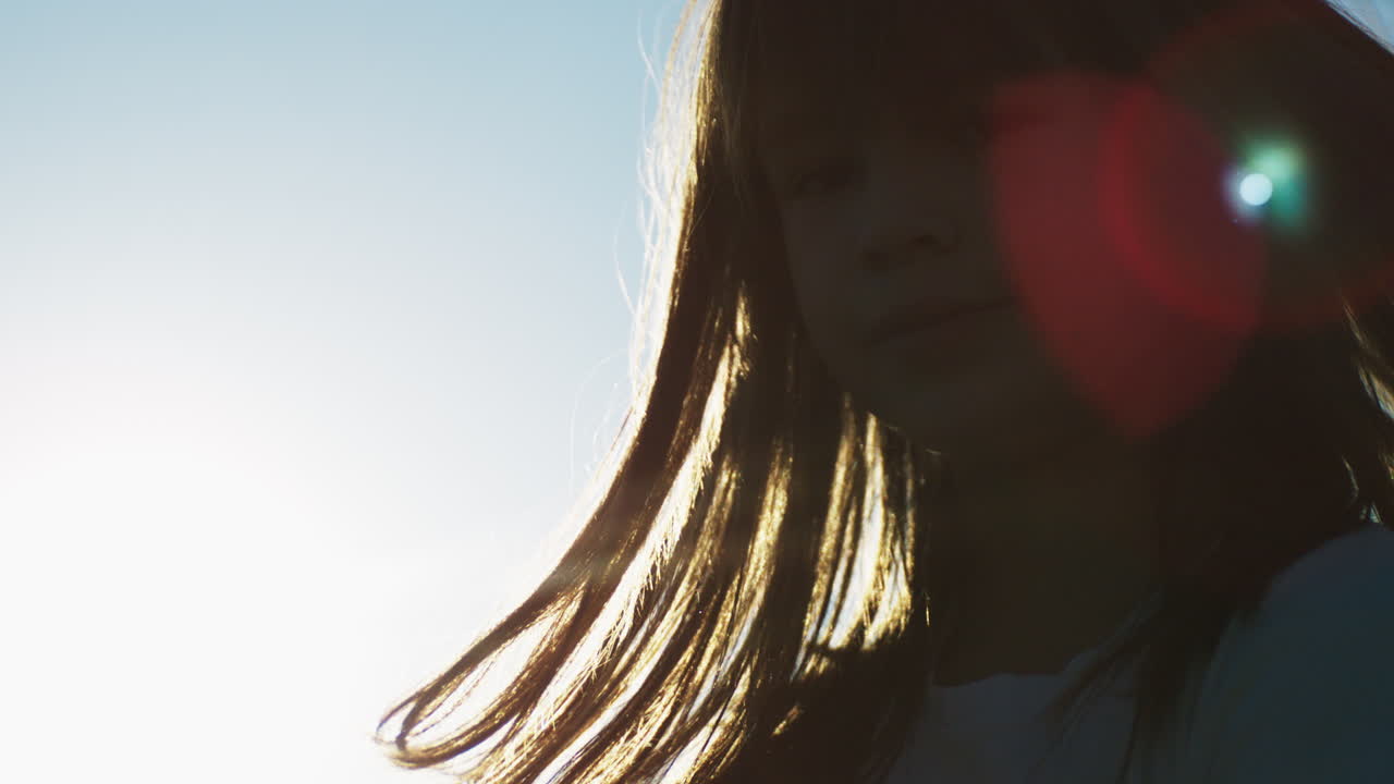 해가 지는 여자 초상화