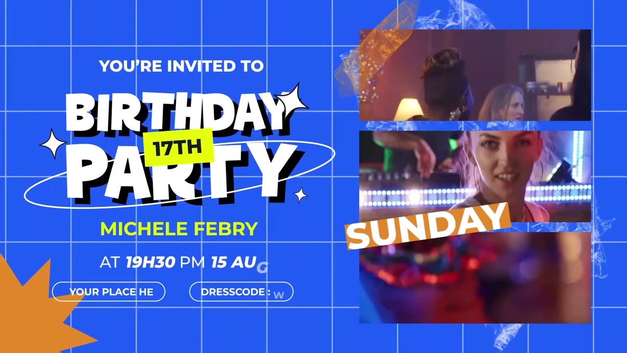 Invito ai Momenti Salienti della Festa di Compleanno