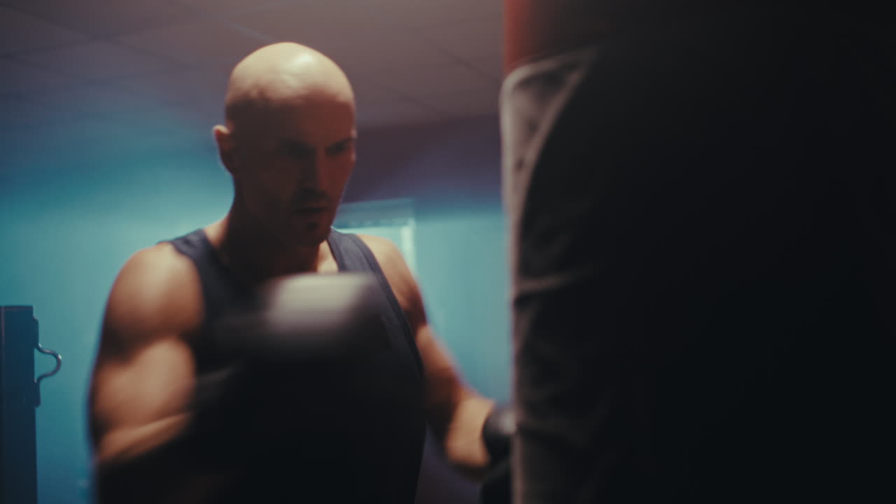 남자 권투 훈련