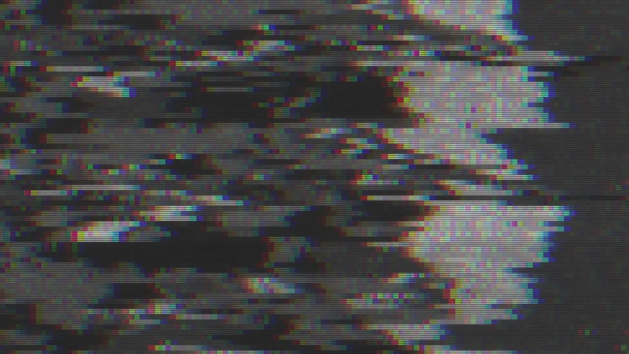 Unique Design Abstract Digital Animation Pixel Noise Glitch Error Video Damage