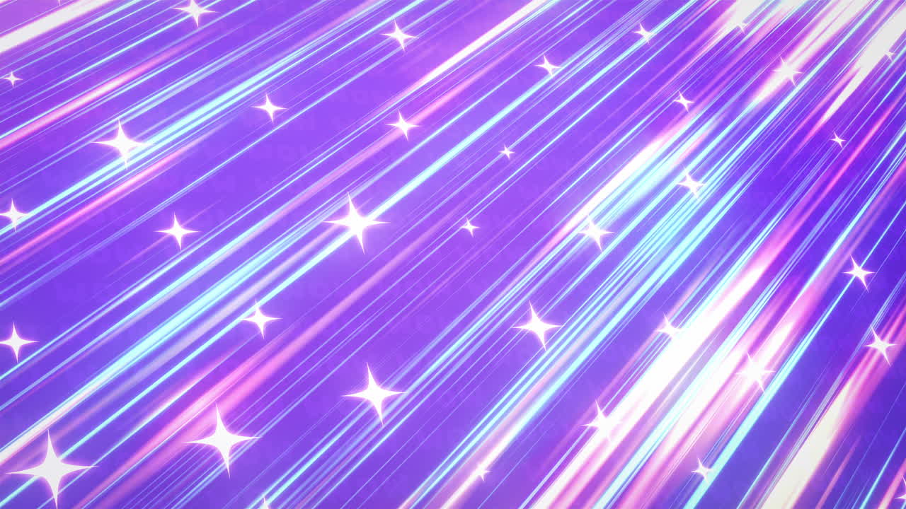 きらめく紫色の光線